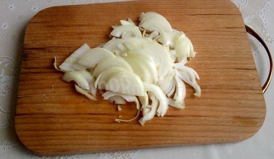 жареный картофель с луком