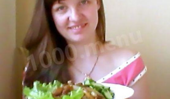 жареный картофель с луком