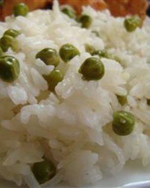 Жасминовый рис с горошком