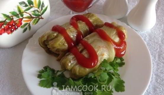 голубцы из молодой капусты