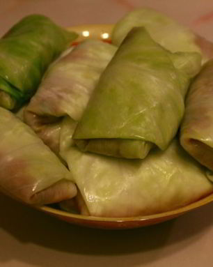 Голубцы с фаршем и рисом
