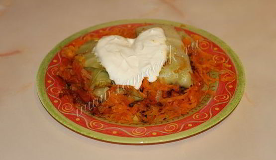 голубцы с фаршем и рисом