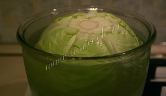 голубцы с фаршем и рисом