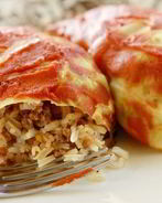 Голубцы с мясом и рисом