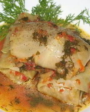 Постные голубцы