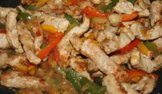 гречневая лапша со свининой