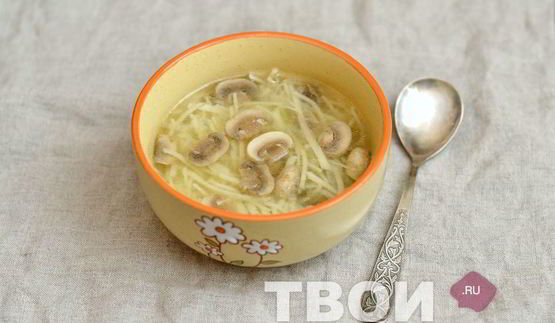 грибная лапша
