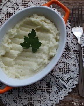 Картофельное пюре с чесноком