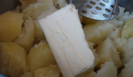 картофельное пюре с чесноком