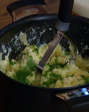 Картофельное пюре с йогуртом и специями