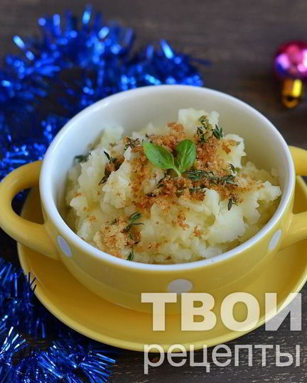 Рецепт картофельного пюре с хрустящим тимьяном