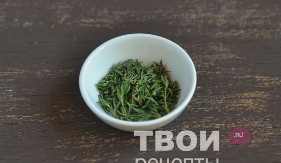 картофельное пюре с хрустящим тимьяном