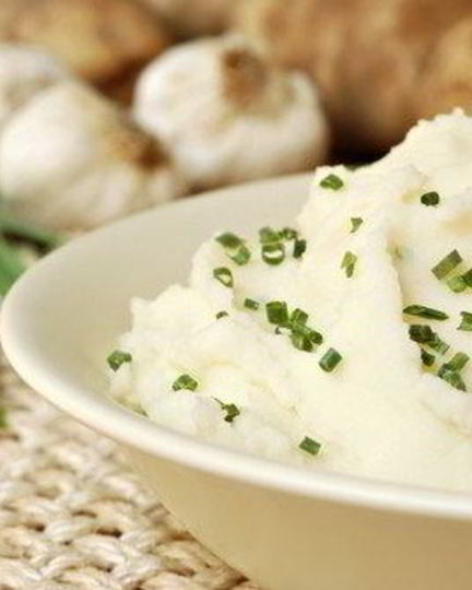 Рецепт картофельного пюре с репой и чесноком