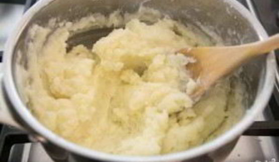 картофельное пюре со шпинатом