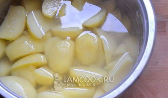 картофельное пюре со сливками и сыром