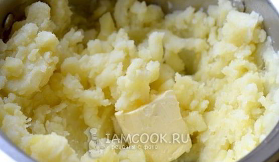 картофельное пюре со сливками и сыром