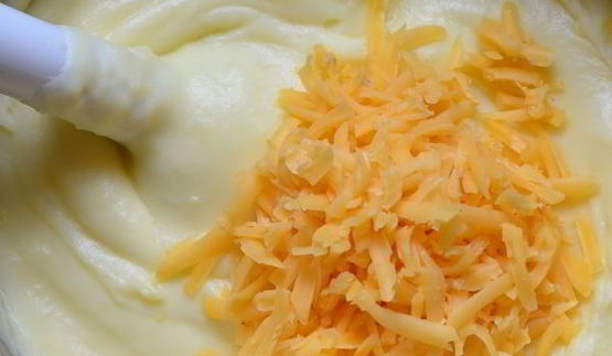 картофельное пюре со сливками и сыром
