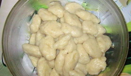 картофельные клецки с мясом
