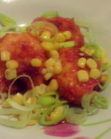 Рецепт картофельных клецек в соусе с луком-пореем