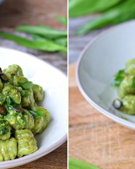 Рецепт картофельных ньокков с черемшой