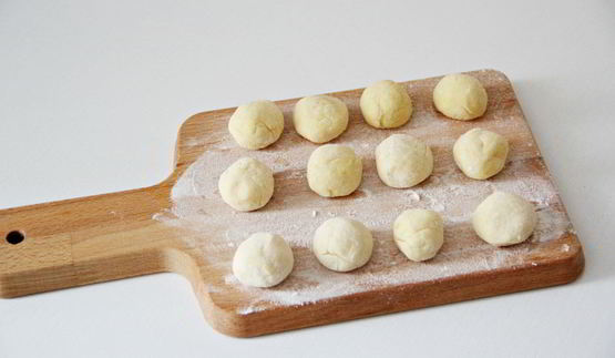 картофельные ньокки с грибами