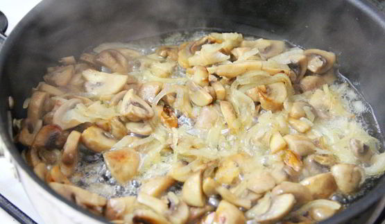 картофельные ньокки с грибами