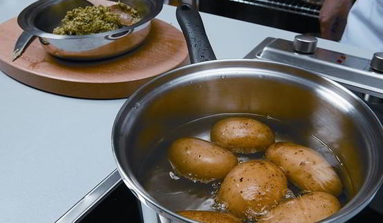 картофельные ньокки с песто