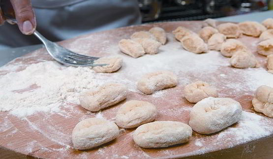 картофельные ньокки с песто