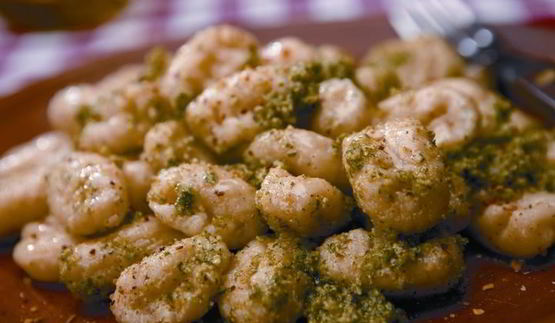 картофельные ньокки с песто