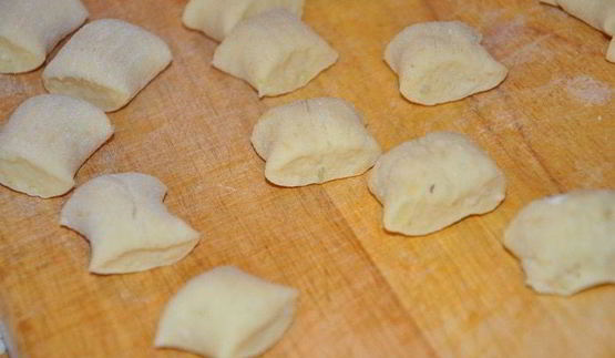 картофельные ньокки с сыром джюгас