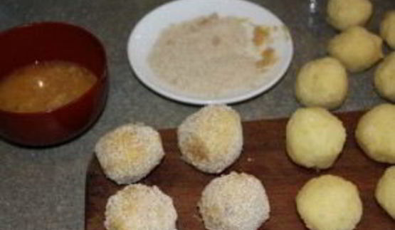 картофельные шарики из пюре