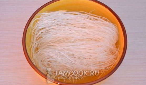 китайская лапша с овощами