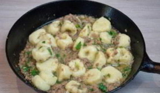 клецки с тунцом