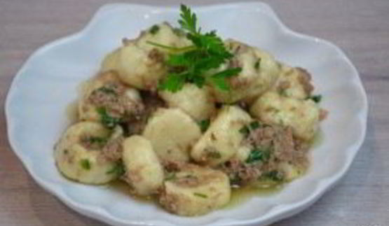 клецки с тунцом