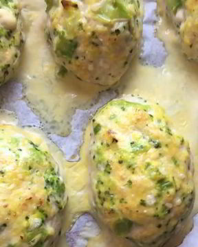 Диетические котлеты из брокколи