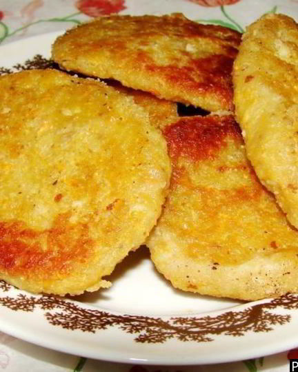 Рецепт гороховых котлет с чесноком