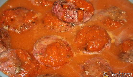 говяжьи котлетки с овощами