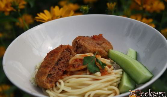 говяжьи котлетки с овощами