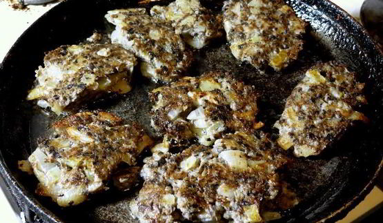 грибные котлеты из свежих шаминьонов