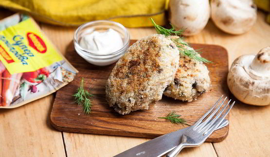 грибные котлеты