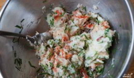 картофельно-крабовые котлеты