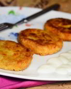 Картофельные котлеты с геркулесом