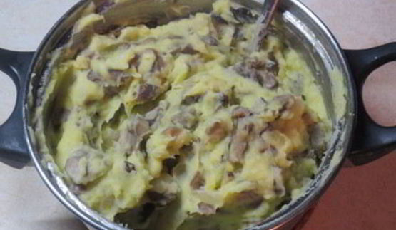 картофельные котлеты с грибами