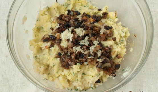 картофельные котлеты с шампиньонами