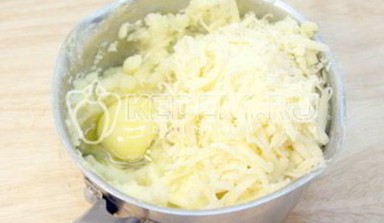 картофельные котлеты с сыром