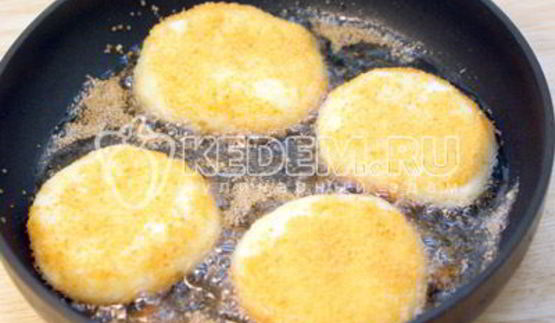 картофельные котлеты с сыром