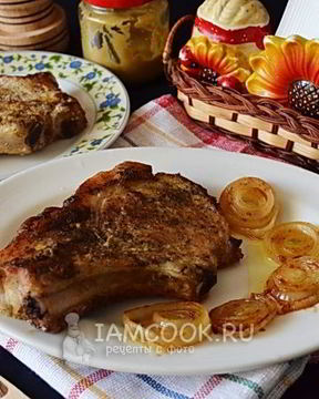 Котлета свиная на кости