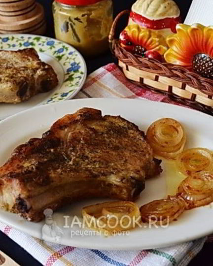 Рецепт котлеты свиной на кости