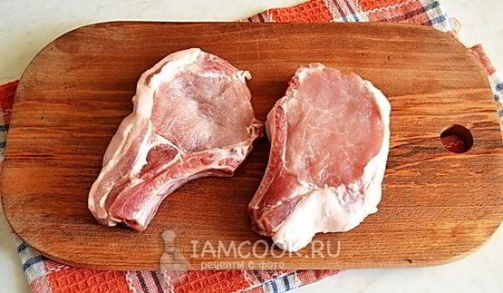 котлета свиная на кости