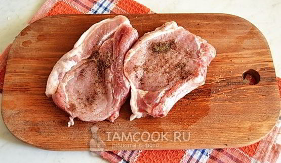 котлета свиная на кости